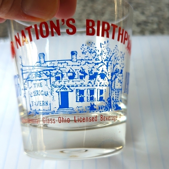 Vintage Bicentennial 1776-1976 Ohio Licensed Beverage Assoc Drinking Glasses 2ea - Picture 7 of 7